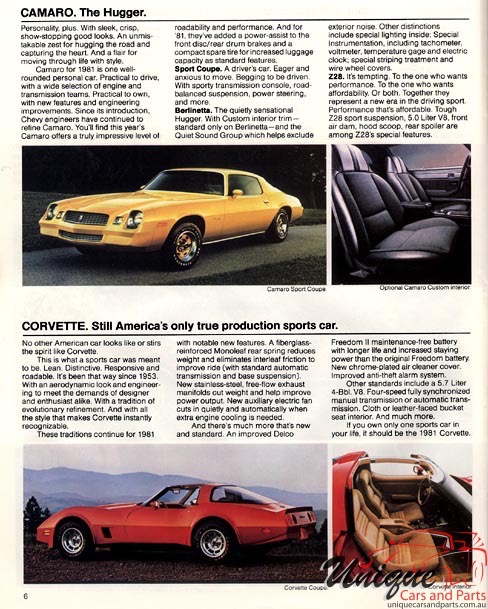 1981 Chevrolet Full-Line Brochure Page 10